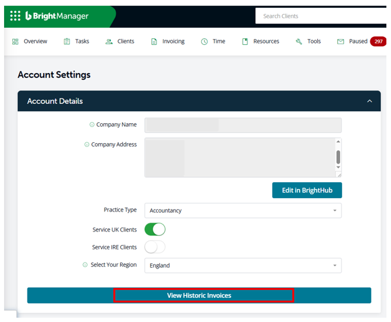 Account Settings